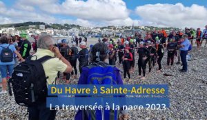 Du Havre à Sainte-Adresse, retour sur la traversée à la nage 2023