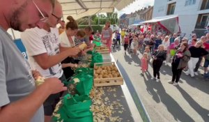 Armentières : le concours d’épluchage de pommes de terre