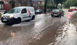 Après les fortes pluies à Cambrai, la rue Saint-Ladre de nouveau inondée