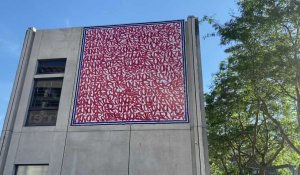 Street Art : Jonone dévoile une fresque grand format sur la gare de Lille