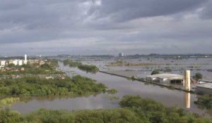 Images des inondations massives à Porto Alegre, Brésil