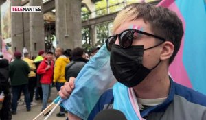 Nantes : un millier de personnes pour dénoncer la transphobie