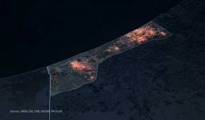 CARTE ANIMÉE: bâtiments détruits dans la bande de Gaza