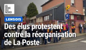 Mobilisation contre la réorganisation de bureaux de poste dans le Lensois