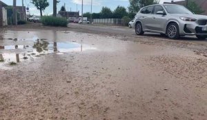 Inondation et coulée de boue à Raillencourt-Sainte-Olle et Sancourt