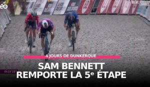Sam Bennett remporte la 5ᵉ étape des 4 Jours de Dunkerque
