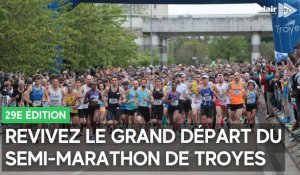 Départ de la 29e édition du semi-marathon de Troyes
