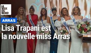 Lisa Trapani, Valenciennoise de 23 ans, a été élue miss Arras, samedi soir au Casino