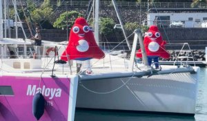 Les mascottes olympiques débarquent sur l'île de la Réunion