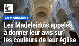 Réfection des peintures intérieures de l’église Sainte-Marie-Madeleine à La Madeleine.