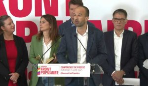 Nouveau Front Populaire: Bompard (LFI) promet une "rupture totale avec la politique" de Macron
