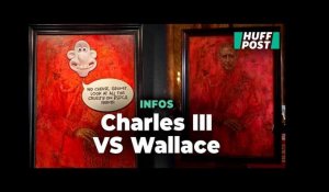 Le portrait officiel de Charles III attaqué par des militants animalistes (et Wallace et Gromit)