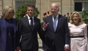 Le couple Macron accueille le couple Biden à l'Elysée