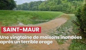 À Saint-Maur, une vingtaine de maisons inondées après un terrible orage