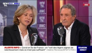  Valérie Pécresse, présidente de la région Île-de-France, est l'invitée de Jean-Jacques Bourdin sur BFMTV-RMC