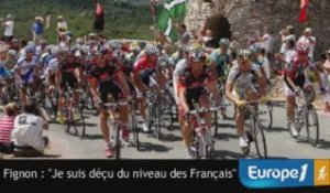 Laurent Fignon : "Je suis déçu par le niveau des Français"