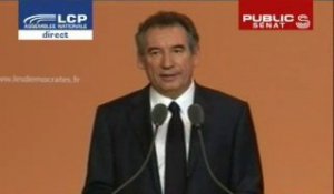 EVENEMENT,Discours de François Bayrou président du MoDem