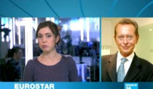 Eurostar suspendu : témoignage de D.Baudis, député européen