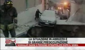 Vidéo du séisme de L'Aquila (Italie)