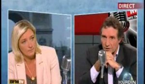 Coup de pub de Vincent Peillon: la réaction de Marine Le Pen
