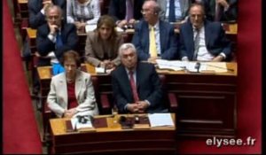 Intervention devant la Vouli, le Parlement Hellénique