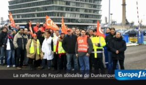 A Feyzin, on est solidaire de Dunkerque