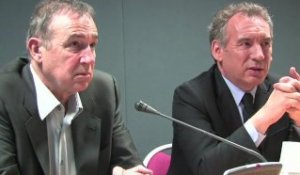 FRANÇOIS BAYROU et JEAN TOMA en CORSE