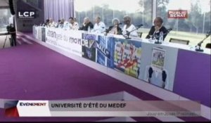 EVENEMENT,Université d'été du MEDEF : Table ronde avec la présence de Jacques Attali
