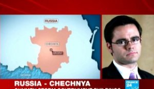 Gunmen attack parliament building in restive Chechnya