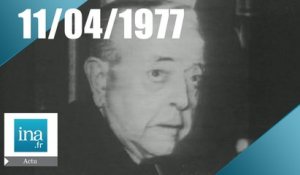FR3 Dernière du 11 avril 1977 - Mort de Jacques Prévert - Archive INA