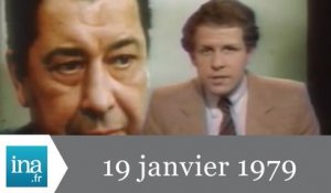 20h Antenne 2 du 19 janvier 1979 - Mort de Paul Meurisse - Archive INA
