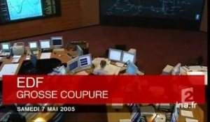 20h France2 du 7 Mai 2005 - Coupure d'électricité en PACA - Archive INA