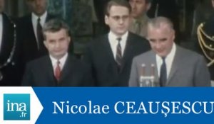 Nicolae Ceaușescu en visite officielle à Paris - Archive INA