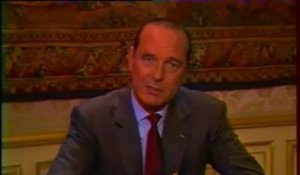 Annonce candidature Jacques Chirac aux présidentielles
