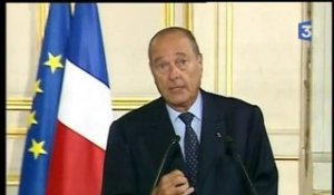 [Déclaration Jacques Chirac sur l'antisémitisme]