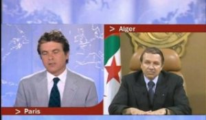 Abdul Aziz Bouteflika en duplex d'Alger