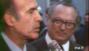 Valéry GISCARD D'ESTAING et Pierre MAUROY