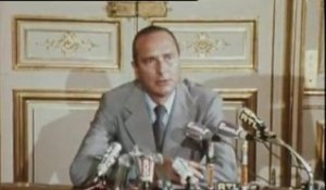 Film de la journée démission Chirac