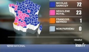 Présidentielle - 1er tour : la carte de France