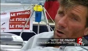 [Course en Solitaire du Figaro : victoire finale de Christophe de Pavant]