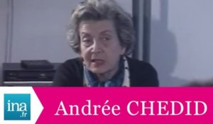 Andrée Chedid à la semaine de la poésie - Archive INA