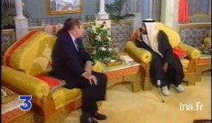 Jacques Chirac aux Emirats Arabes Unis