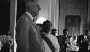 Voyage du général de Gaulle au Cambodge : Interview de N'Guyen Van Thuong
