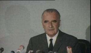 ELECTIONS PRESIDENTIELLES : DECLARATION GEORGES POMPIDOU