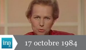 20h Antenne 2 du 17 octobre 1984 - Un homme abattu par un policier à Lognes - Archive INA