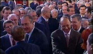 Jacques Chirac et Laurent Fabius