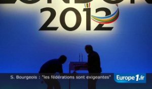 S. Bourgeois : "les fédérations sont exigeantes"