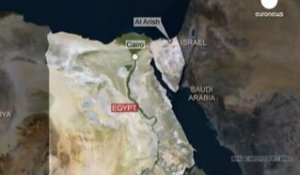 Un gazoduc égyptien en feu, suite à une forte explosion