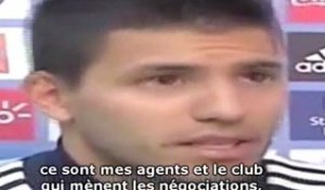 Agüero : "Je ne reviendrai pas à l'Atlético"