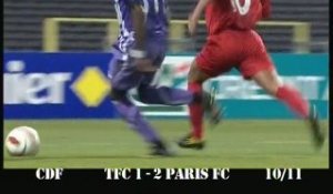 Les actions du match TFC-Paris FC